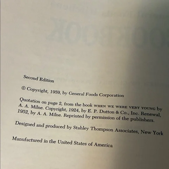 Vintage The General Foods Kitchens Cookbook 1959 2nd Edition paperback - Picture 4 of 13